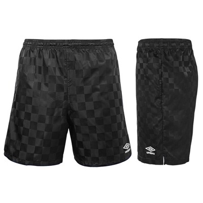 Umbro Checkerboard Shorts Black - XL 