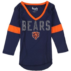 Touch by G-III Womens Chicago Bears Rhinestone Embellished T-Shirt - 1 of 2
