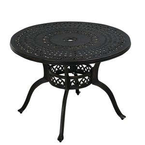 FDW Outdoor Table with Intricate Design Weather-Resistant Finish Patio Furniture - 1 of 4
