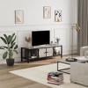 58 Inch TV Stand with Storage,TV Entertainment Center Up to 75 Inch TV,Wooden TV Stand for Living Room, Bedroom,Brown - 3 of 4