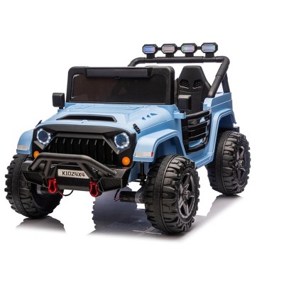 Kids 24V 2-Seater Electric Ride On Car, 4x4 Ride On Truck w/Remote Control, 4-Wheeler Suspension, 3 Speeds
