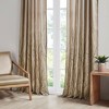 Kumasinova Branch Embroidered Faux Silk Curtain Panel,Blackout Curtains with Lined,Rod Pocket/Back Tab Top,Window Curtain for Living Room - 2 of 4