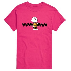 Men's - Peanuts - Charlie Brown Short Sleeve Graphic T-Shirt - 1 of 4
