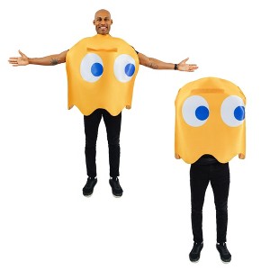 Toynk PAC-MAN CLYDE Ghost Adult Costume | One Size Fits Most - 1 of 4