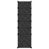 vidaXL Shoe Rack Black PP (Polypropylene), Steel 37 x 14.6 x 49.2 in - Black 37" x 14.6" x 49.2" - 4 of 4