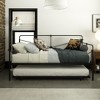 DHP Bradford Metal Twin Daybed and Twin Trundle, Black - 2 of 4