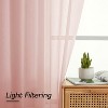 KWPZQEB Sheer Curtains - Linen Sheer Curtains Window Sheer Drapes/Draperies for Bedroom, Living Room (1 Panels, 50x63/84/95 Inches) - 3 of 4