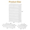 6/7/8 Drawer Dresser - Large Wooden Storage Chest for Bedroom, Nursery & Entryway - 2 of 4