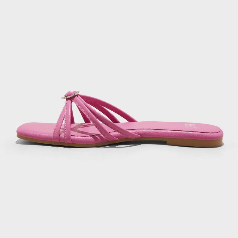 Women&#39;s Tanya Strappy Heart Slide Sandals - Wild Fable&#8482; Pink, 2 of 5