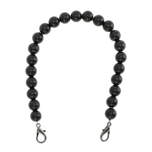 Unique Bargains Faux Pearl Handbag Strap Black 1 Pc - 1 of 4