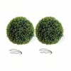 Topiary Balls Artificial Outdoor Set of 2  Faux Topiary Cedar Balls for Home Decor Diameter 48cm Decorative Fruit - 4 of 4