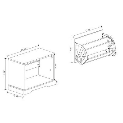 Shoe Bench with Flip Drawers, Shoe Organizer Storage Bench with Adjustable Shelves for Entryway, Hallway, Living Room
