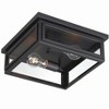 Crystorama Lighting Byron 2 - Light Flush Mount in  Matte Black - 2 of 4