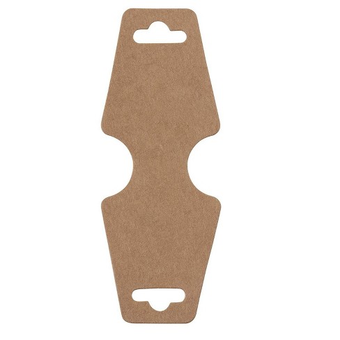 100 pcs Jewelry Hanging Tags - Brown
