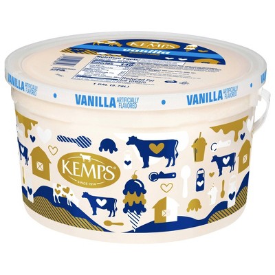 Kemps Vanilla Reduced Fat Ice Cream - 128oz