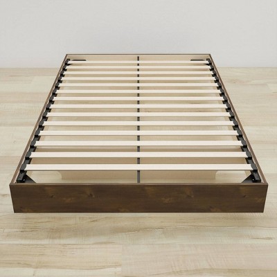 Truffle Brown Full/Double Modern Platform Bed with Engineered Wood Frame
