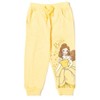 Disney Princess Moana Belle Rapunzel Jasmine Ariel Cinderella Girls 2 Pack Pants Little Kid to Big Kid - 3 of 4
