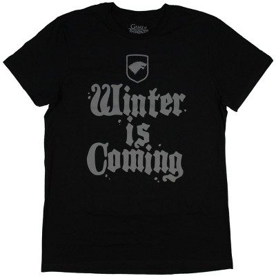 Seven Times Six Game of Thrones House Words Script Adult T-Shirt Black