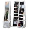 Vynxaria Full Length Mirror 360° Swivel Jewelry Cabinet - Stylish and Functional Storage Solution for Jewelry and Accessories - 2 of 4