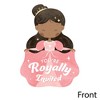 Big Dot of Happiness Princess Birthday Invitations, You're Invited Pink Royal Princess-Shaped Party Fill-In Invitation Cards with Envelopes, Set of 12 - 3 of 4