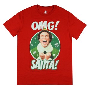 Seven Times Six Elf The Move T-Shirt Men's Buddy OMG Santa! Novelty Holiday-Inspired Tee - 1 of 4