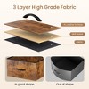 GustoWave 12-Drawer Fabric Dresser, Skinny Chest of Drawers with Charging Station, Led Lights & Metal Frame, Modern Cloth Storage Organizer - 4 of 4
