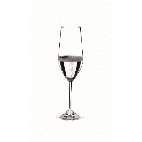 JoyJolt Layla Italian Crystal Champagne Flute, 6.7 ounces (Set of 4)