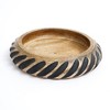 Gulches Black Round Mango Wood 10 Inch Decorative Bowls 1 Pack - 2 of 4