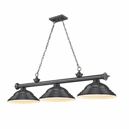 Z-Lite Cordon 3 - Light Chandelier in  Bronze Plate - image 1 of 2