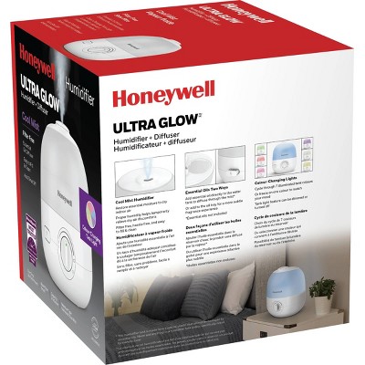 Honeywell Ultra Glow Light Changing Cool Mist Humidifier and Diffuser