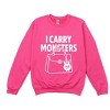 Simply Sage Market I Carry Monsters Purse Sweatshirt - 2 of 4