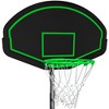 Whisen 16 ft. Trampoline with Basketball Hoop, Outdoor Trampolines w/Ladder and Safety Enclosure Net - 3 of 4