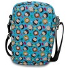 Friends Bag, Crossbody, with Friends Chibi Character Kids and Icons Scattered, Blue, Vegan Leather - 3 of 4