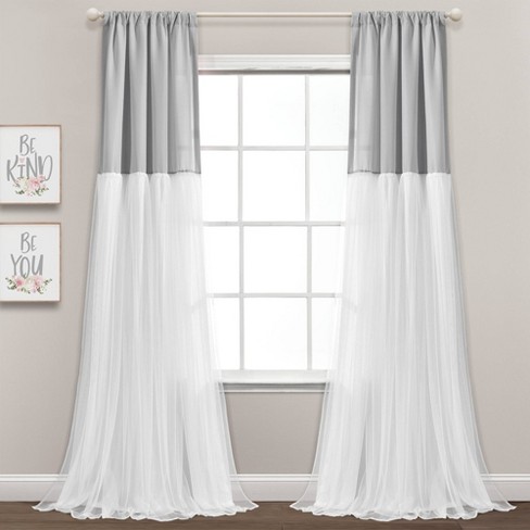 Bayview Window Curtain Set, Lush Decor