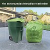 Simply Bio 56-60 Gallon Compostable Trash Bags Liners Flat-Top, Heavy Duty Extra Thick 2 Mil, 227.12 Liter, 80 Bags, Lawn, Yard, and Restaurant Use - 2 of 4