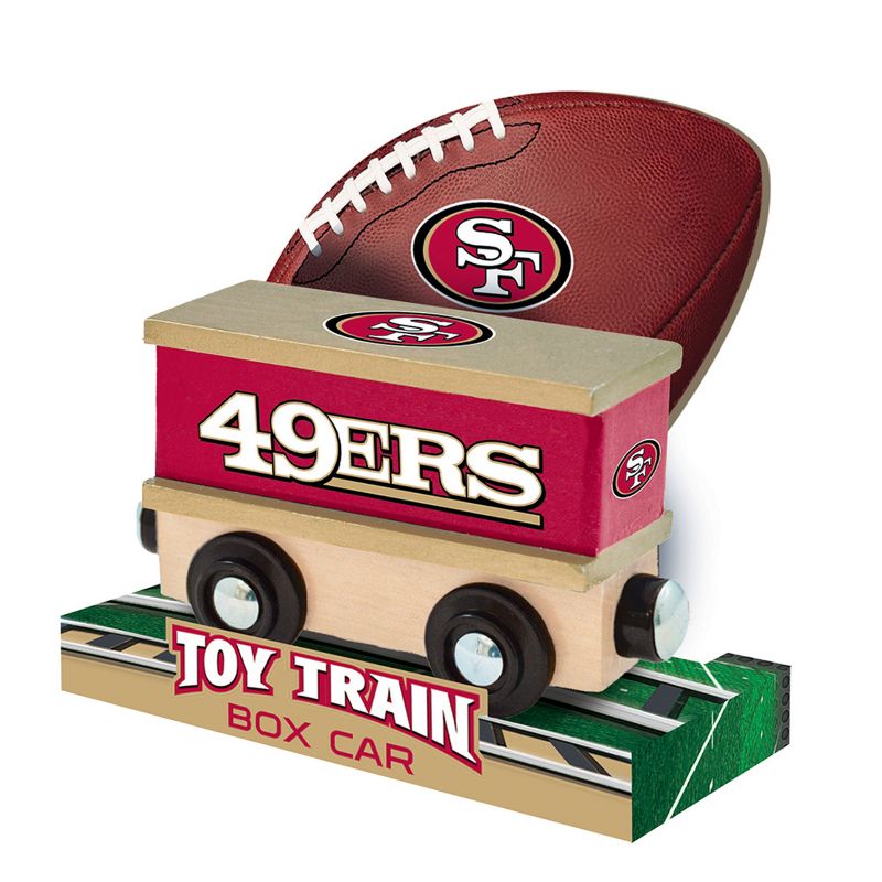 MasterPieces Wood Train Box Car - NFL San Francisco 49ers, 4 of 6