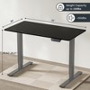 NicBex 55 Inch Electric Standing Desk,Adjustable Height Home Office Desk with Gray Metal Frame for Study Room,Bedroom and Office - 3 of 4