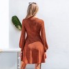 Women's Cozy Ribbed Knit Button-Down Sweater Dress - Cupshe - 4 of 4