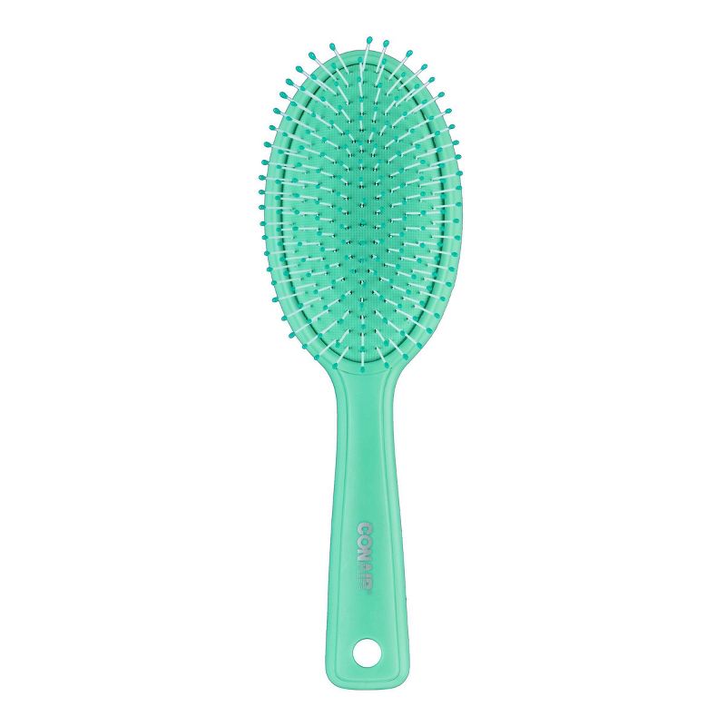 Conair Detangle &#38; Treatment Hair Brush Set - Navy/Teal - 2pk, 3 of 7