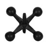Sagebrook Home Metal Jacks Abstract Sculpture for Room, Bedroom or Office Decor, Aluminum - 3 of 4