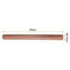 Unique Bargains Ebony Wood Cylindrical Smooth Non-Stick Small Kitchen Rolling Pins - 2 of 4