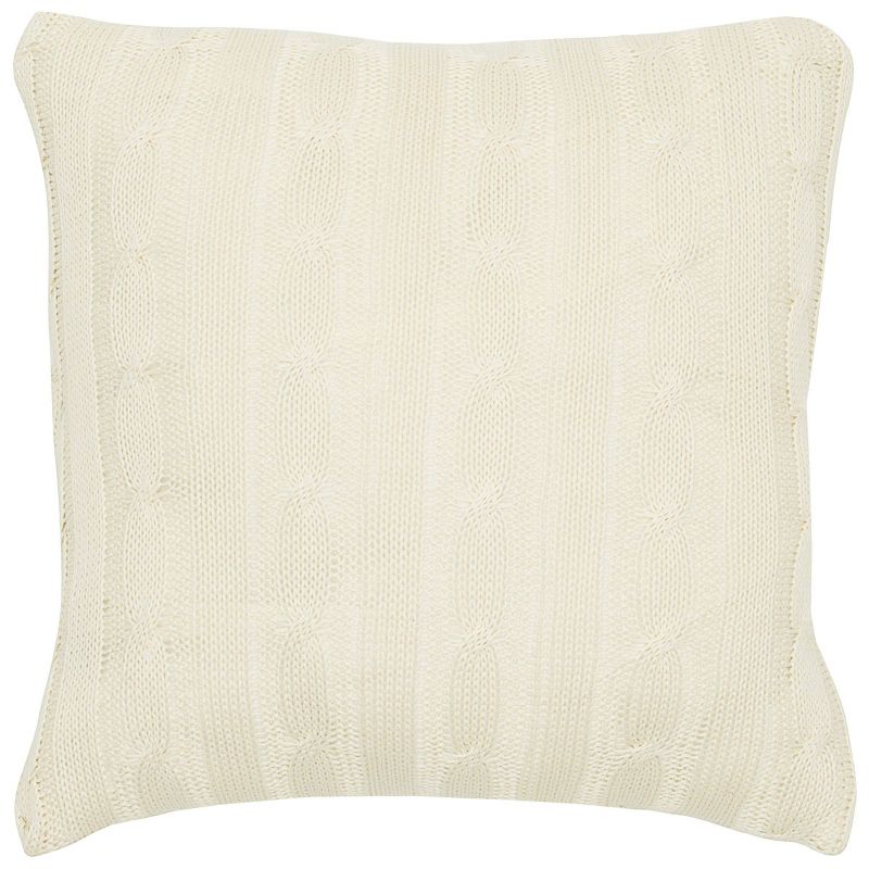 18"x18" Sweater Knit Square Throw Pillow - Rizzy Home, 3 of 7