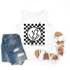 The Juniper Shop SmileyWorld Checkered Lightning Distressed Youth Tank Top - 4 of 4