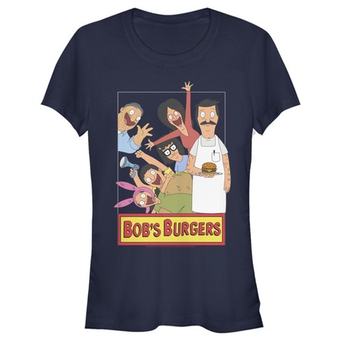 Juniors Womens Bob's Burgers Character Frame T-Shirt - image 1 of 3