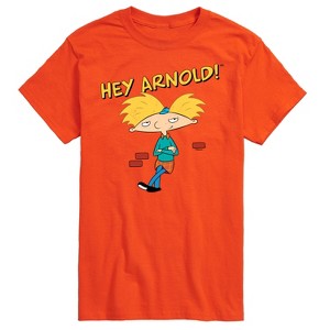 Men's Hey Arnold! Cool Arnold Short Sleeve Graphic T-Shirt - Orange - X-Large - 1 of 4