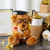 Blue Panda Graduation Teddy Bear, Stuffed Plush Animal Gift with Glasses and Grad Cap - Brown - 10.5 in - 2 of 4