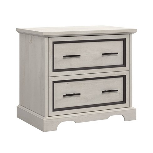 Sauder Carolina Grove 2 Drawer Lateral File Cabinet Winter Oak: Traditional Style, MDF, Metal Hardware, Laminate Surface - image 1 of 4