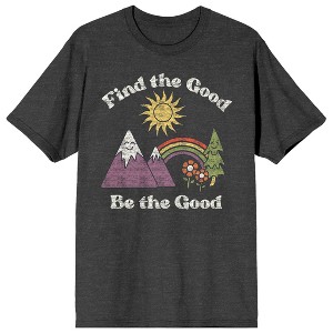 Adventure Society Find The Good Be The Good Men's Charcoal Heather T-Shirt - 1 of 3