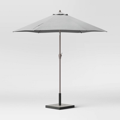9' Round Patio Umbrella DuraSeason Fabric™ - Ash Pole - Project 62™