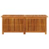 VidaXL Patio Storage Box 59.1"x19.7"x22.8" Solid Acacia Wood - 3 of 4